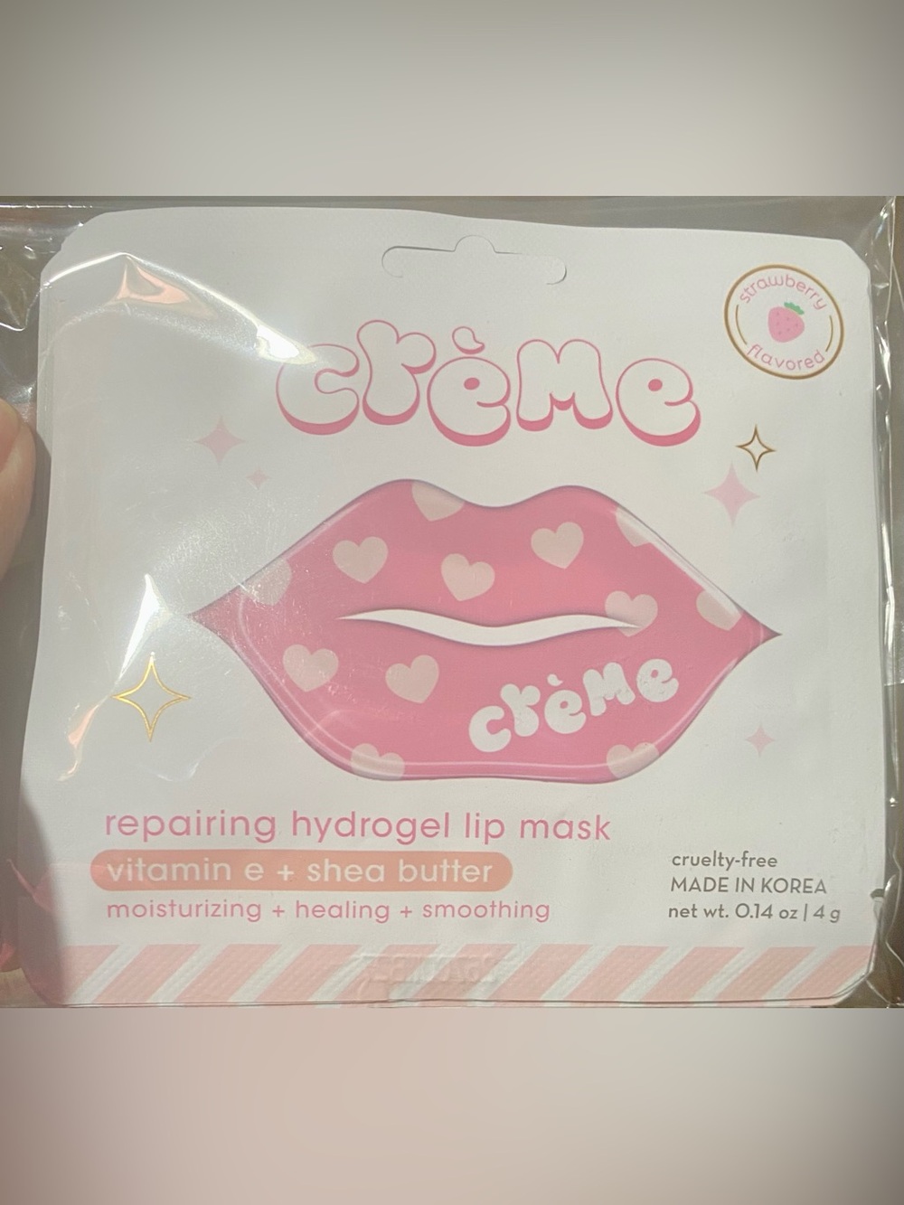 The Crème Shop NWT Boba Bears Repairing Hydrogel Lip Mask - Pack of 6